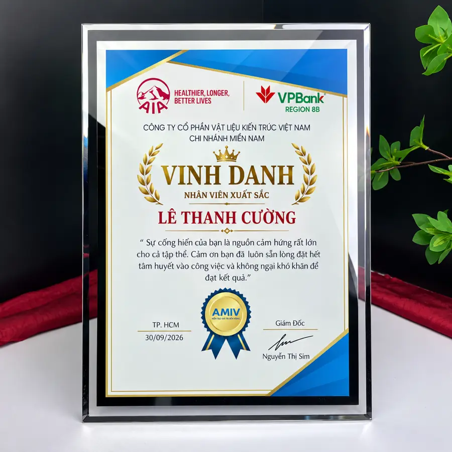 Bằng khen – Chứng nhận mã KNC-038 Robert