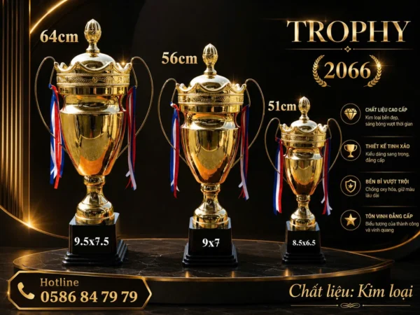 CUP BÓNG ĐÁ KIM LOẠI CUP-001