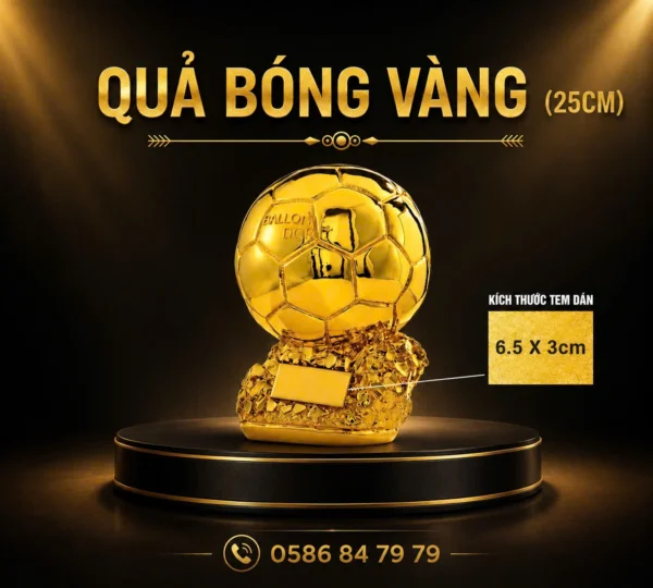 CUP QUẢ BÓNG VÀNG CUP-076