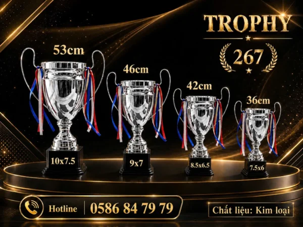 CUP BÓNG ĐÁ KIM LOẠI CUP-073