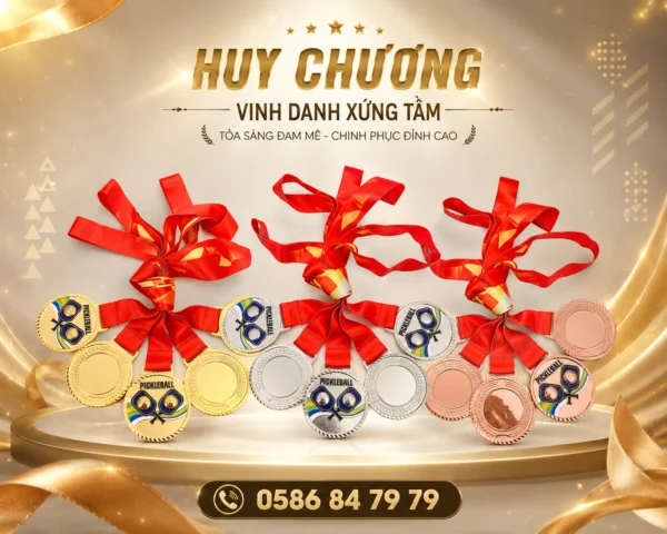 Huy Chương Pickleball HC-003
