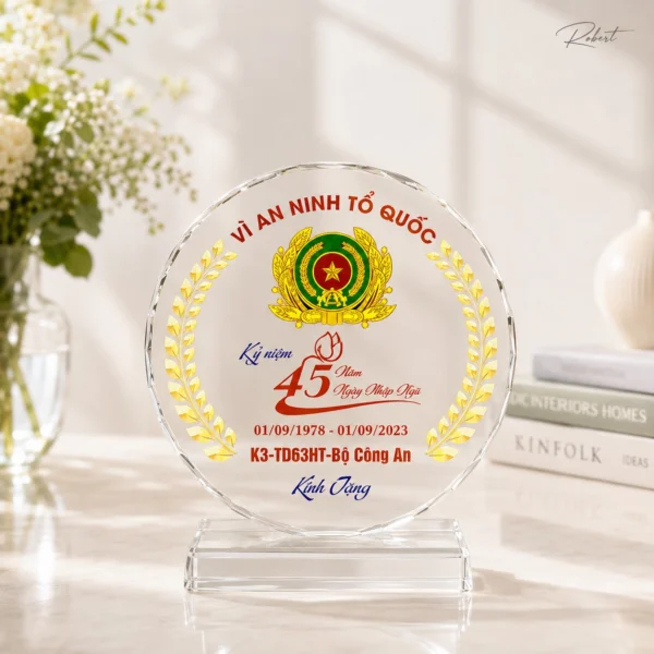 Kỷ niệm chương Tri ân mã TriAn-11 Robert