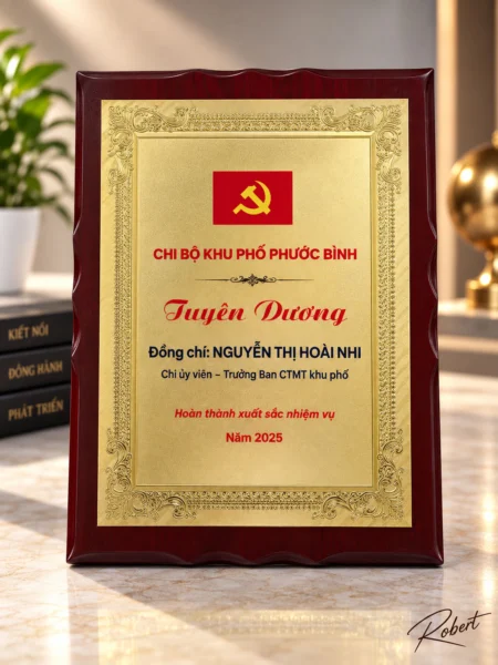 Bảng vinh danh mã KNC-021 Robert