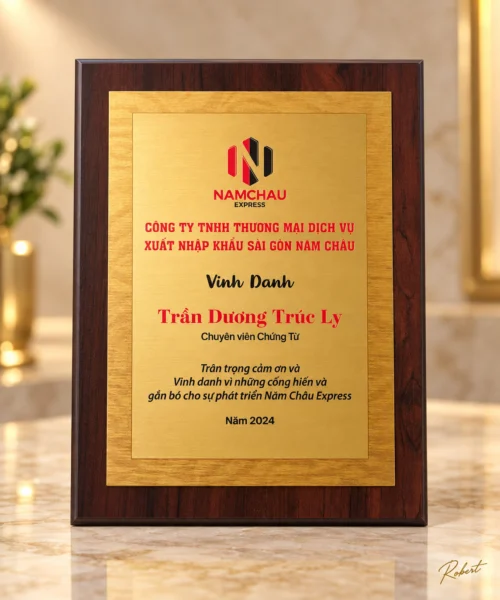 Bảng vinh danh mã KNC-022 Robert